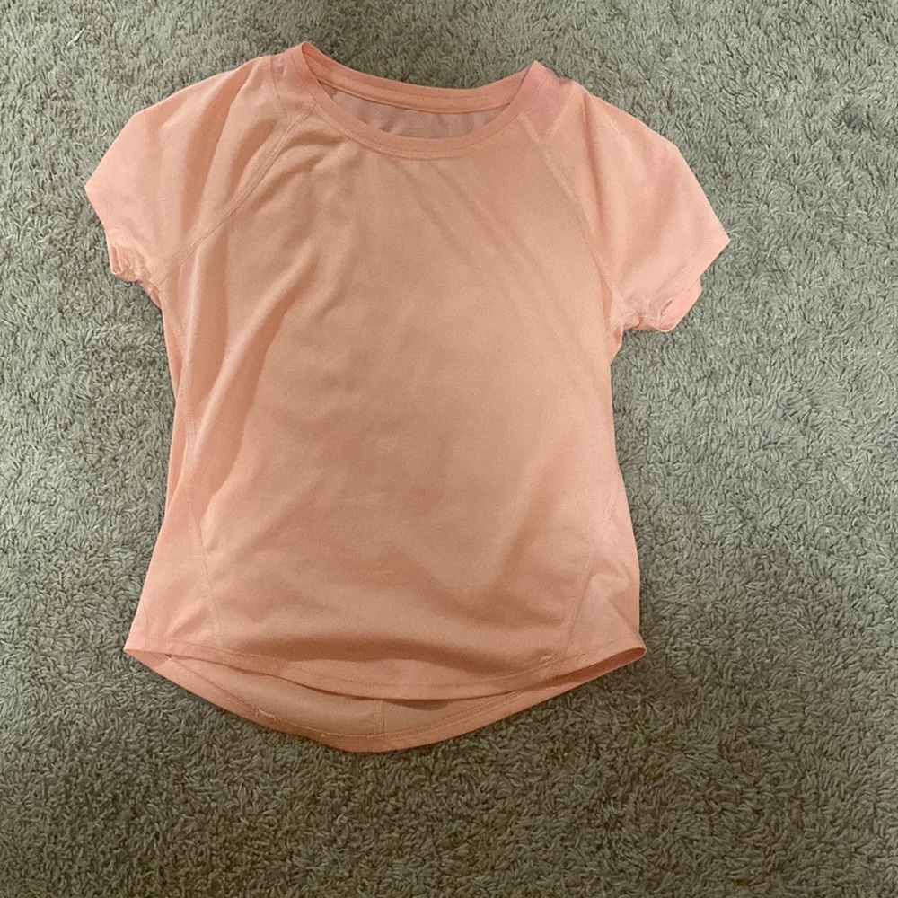 Orange athletic top